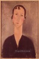 mujer con aretes Amedeo Modigliani